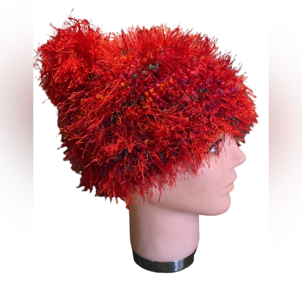 Bini stretchy hat fuzzy beanie